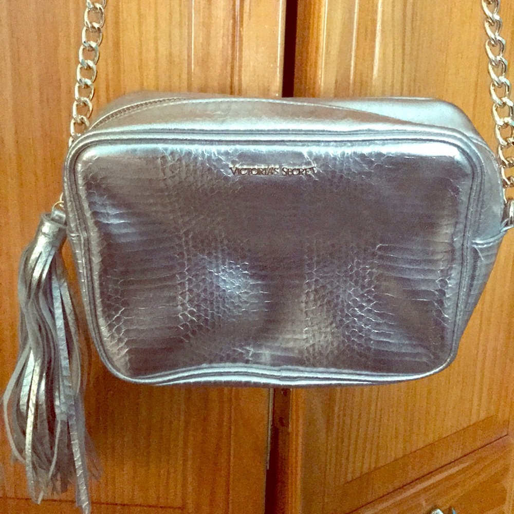 Victoria’s Secret Silver Crossbody Bag